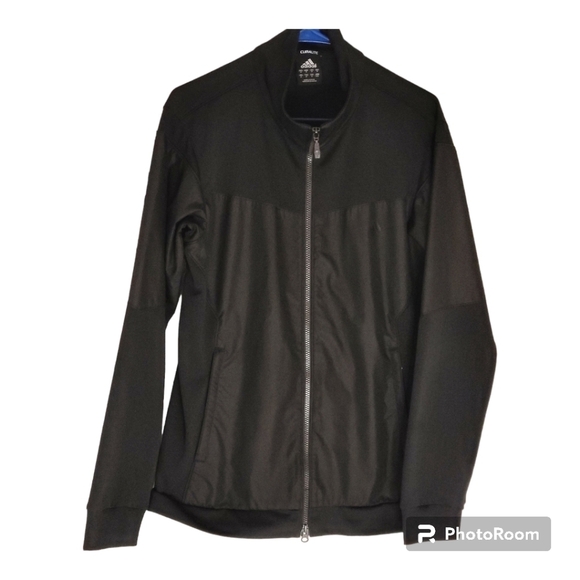 Adidas MEN'S CLIMALITE JACKET BLACK SIZE M - Picture 11 of 11